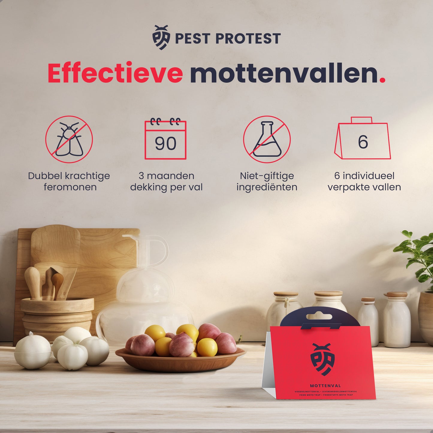 Pest Protest 6-Pack Mottenval - Pest Protest