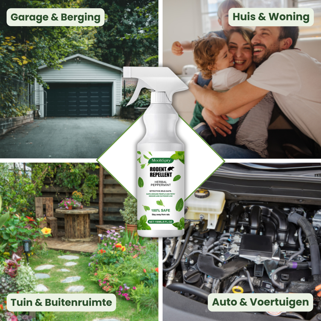 MoonSpry™ Natuurlijke Knaagdieren Spray - Pest Protest