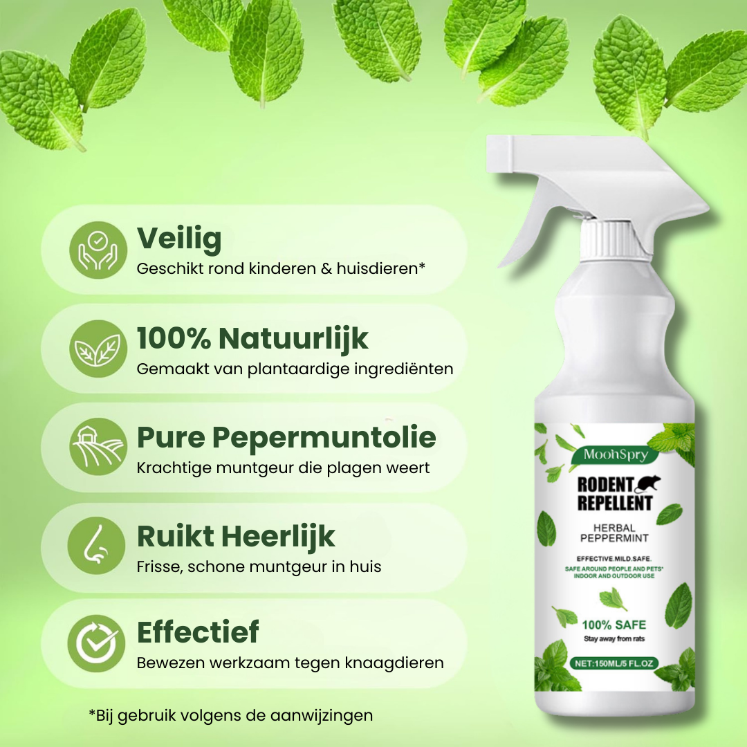 MoonSpry™ Natuurlijke Knaagdieren Spray - Pest Protest